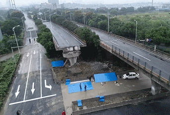 无锡高架桥侧翻事故